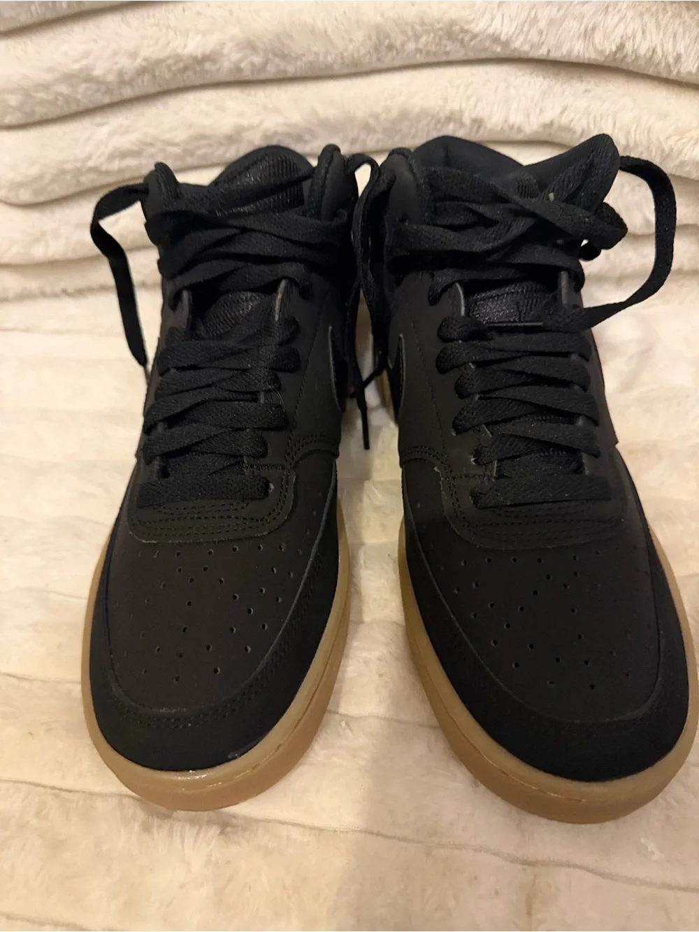 Nike Black Athletic Shoe Interior